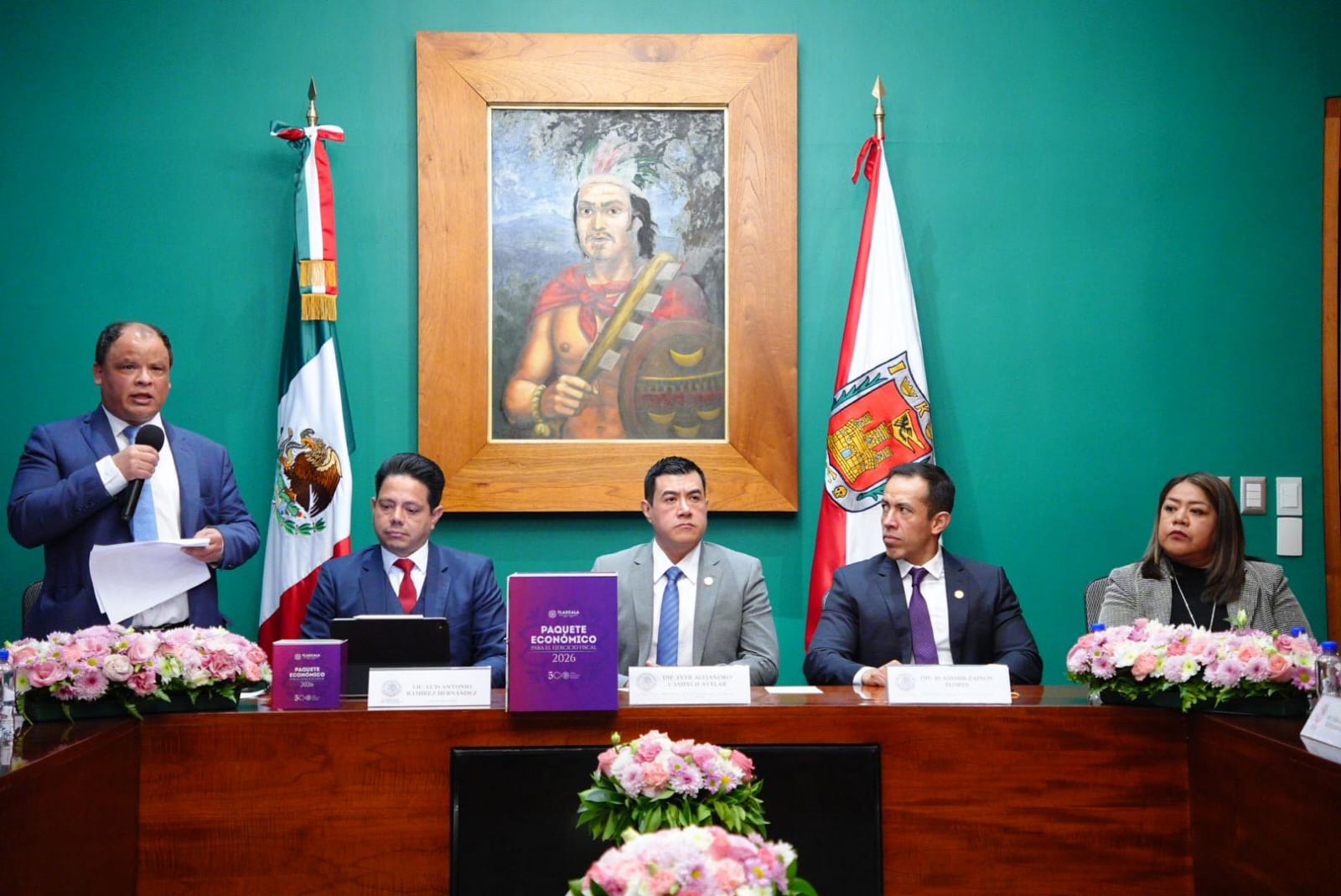 Recibe Congreso del Estado el Paquete Económico 2026